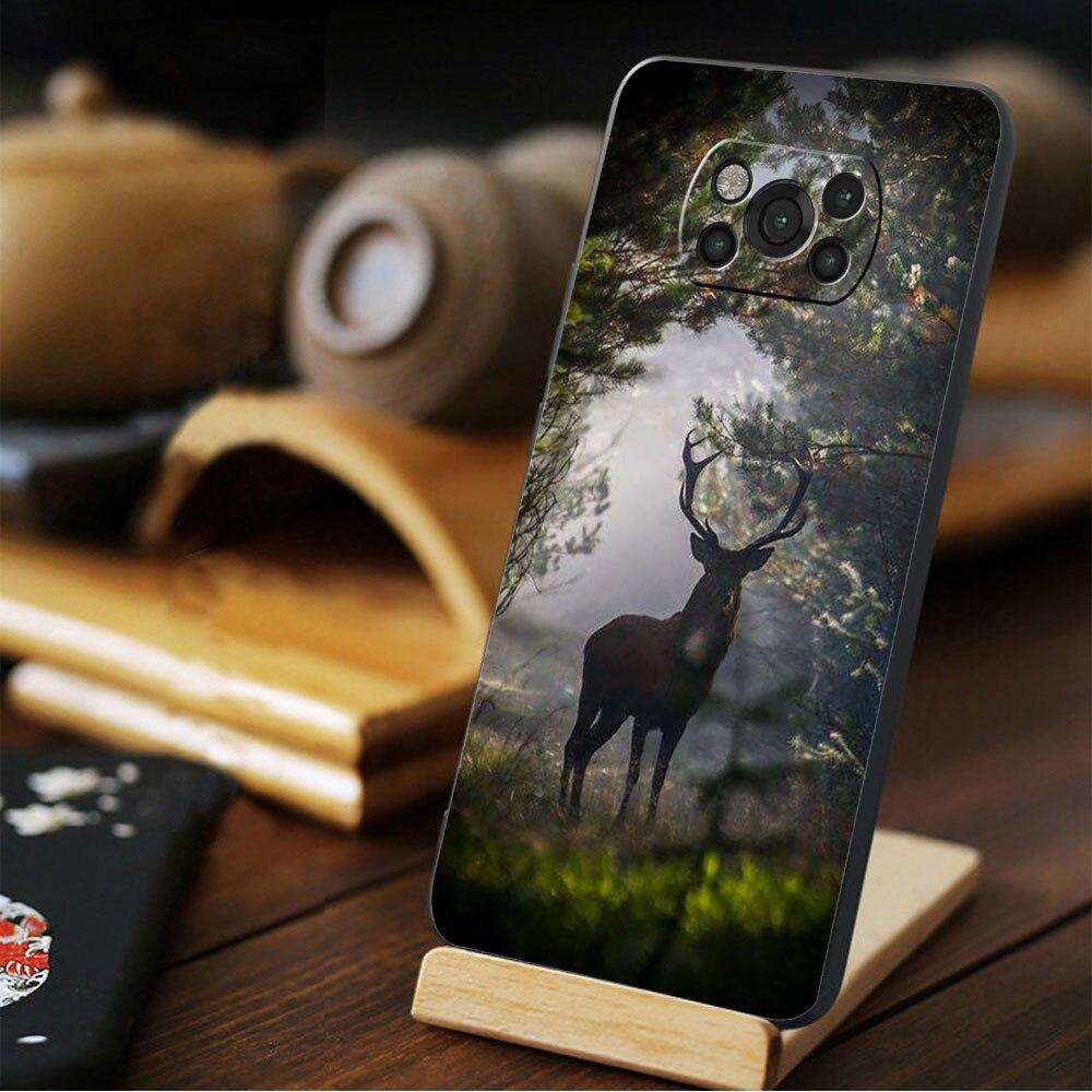 Funda pentru telefon pentru Xiaomi POCO F4 GT MI 11 lite 9T X4 X3 NFC M3 M4 Pro 5G 11T F3 10T Camo pentru vânătoare de căprioare