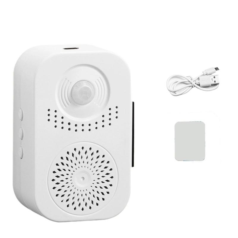 With Human Body Detection Customizable Voice Alerts And In Rechargeable Battery