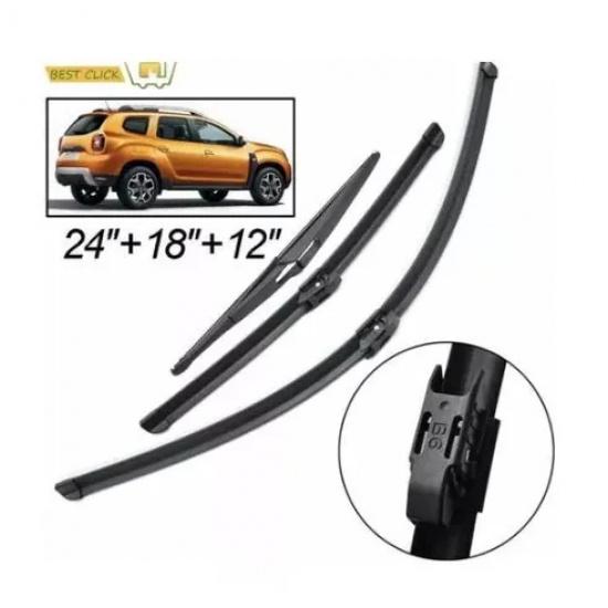 Suitable for Renault Duster 2017-2020 windshield wiper blades 24+18+12 wipers