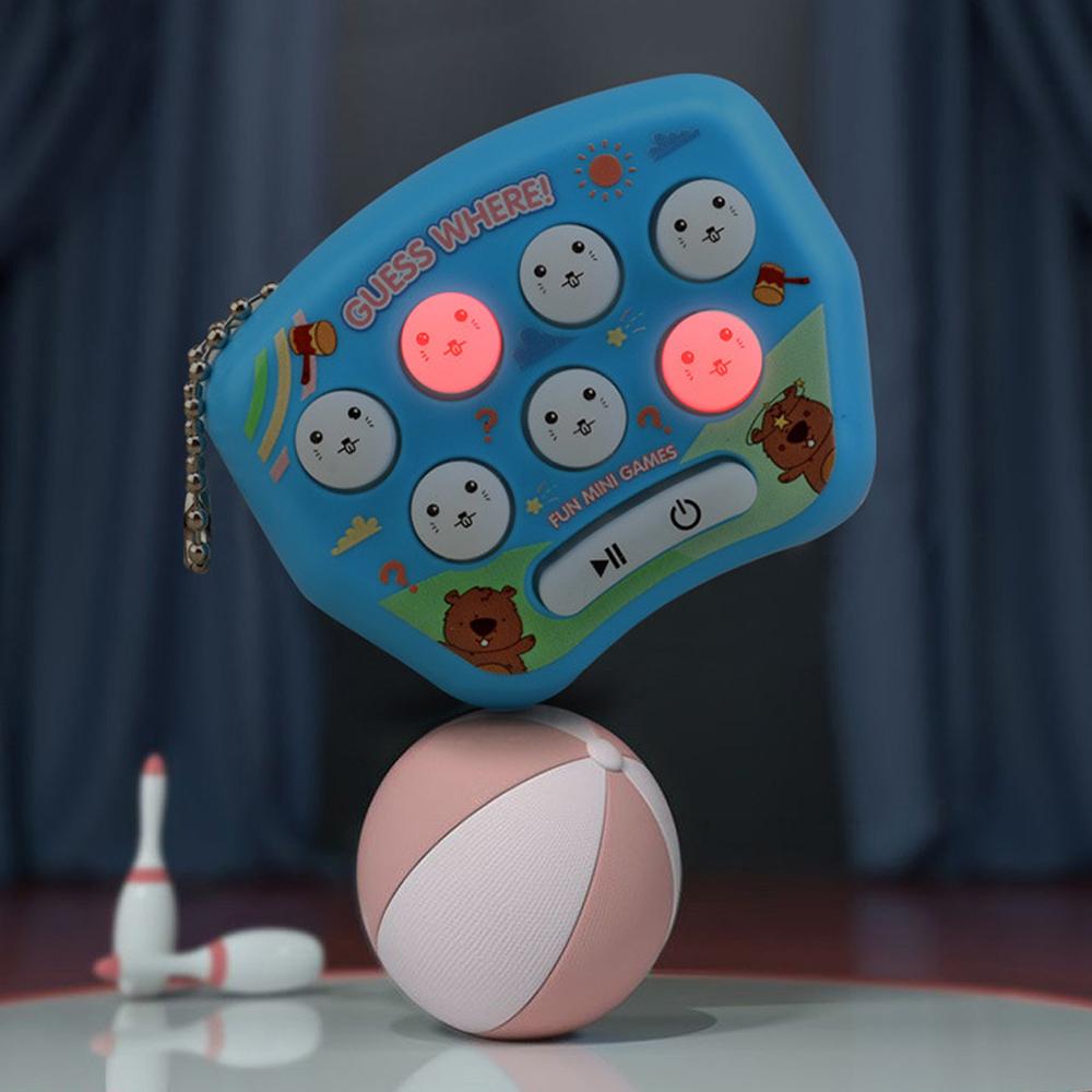 Mini Portable Handheld Interactive Memory Game Console For Children's Stress Relief And Puzzle Cartoon Illuminated Toys