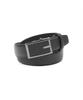 Benobelo Derby Embossed Cowhide Glossy Black Logo Plate Automatic Belt Black_Bmg1Acb1235K1