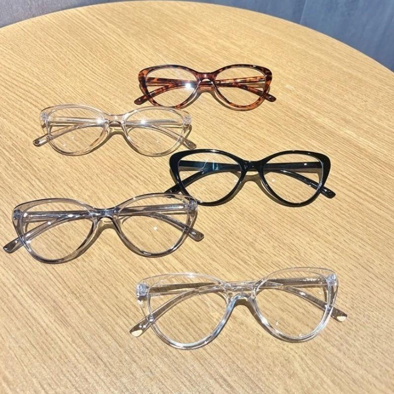 5 PACK Cat Eye Glasses: PC Frame and Lens Suitable for Daily Wear and Decoration