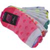 Girls 6pk3D Heart Low Cut S116502-MULT, for Girl, Socks, Multicolour