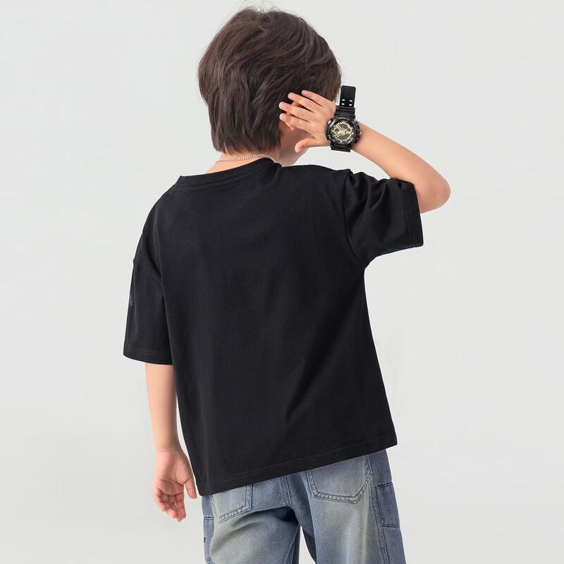Boys' Breathable Pure Cotton Short Sleeve T-Shirt