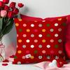 New Valentine'S Day Pillow Love Balloon Decorative Cushion Red Waste Atmosphere Pillow Cover Premium Durable Quality