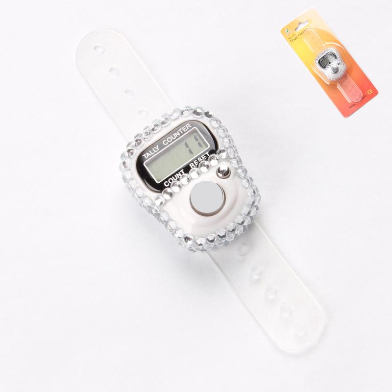 Diamond-Set Tally Counter Ring