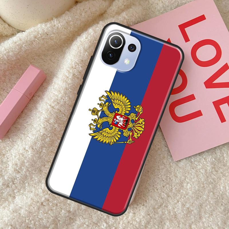 Russia Russian Flags Emblem Case For POCO X4 Pro F3 M3 M4 Pro X3 Pro GT Phone Cover For Xiaomi 12 11T Pro Mi 11 Lite