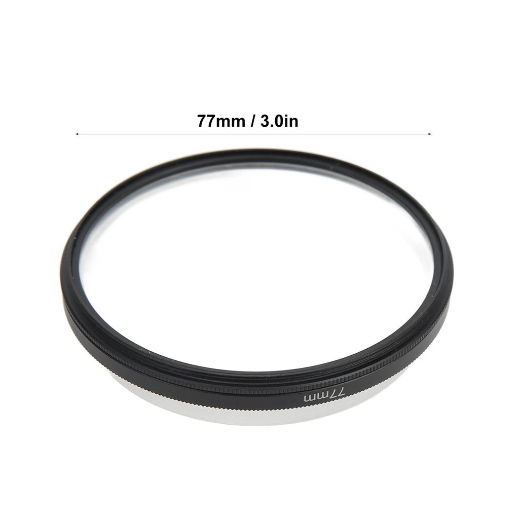 Camera Lens Effect Filter Double Sided Camera Filter 77mm Fractals Photography Prism with Ghost Effect for Selfie Video Shooting