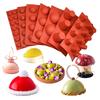 Half Round Cone Silicone Mold Mousse Cake Mold Homes Baking DIY Supplies