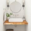 VidaXL Bathroom Countertop 70x60x2.5 Cm Rectangular Acacia, Wood Countertop, Bathroom Vanity Top, 370259