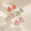 18K Gold‑Plated Stainless‑Steel Triangle Drop Women Earrings, Stylish Simple High‑Sense Versatile Ear Jewelry