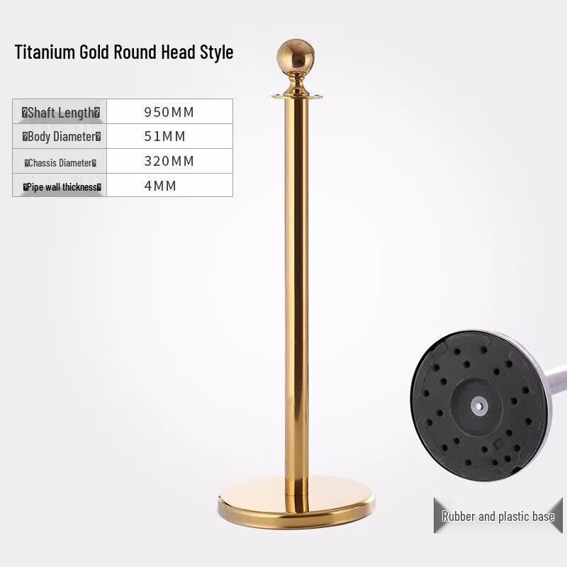 Retractable Belt Queue Barrier Post