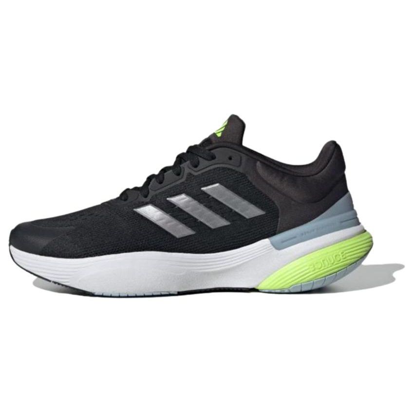 Adidas Response Super 3.0 Comfortable PU Fabric Shock Absorption Breathable Low-Top Casual City Commuting Running Shoes Men Sneakers Black Gray IF7251