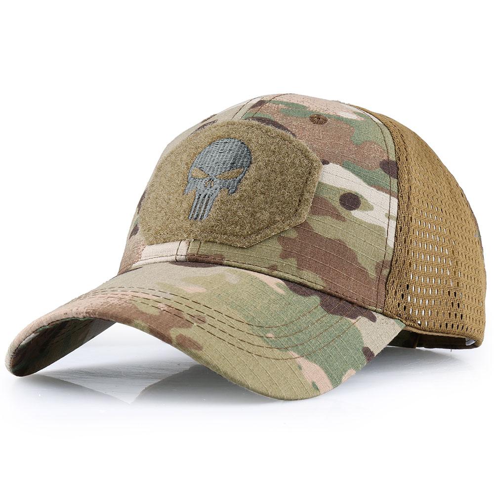Summer Men's and Women's Universal Baseball Hat Breathable Sun Protection Outdoor Sports Cap Skull Head Personalized Hat