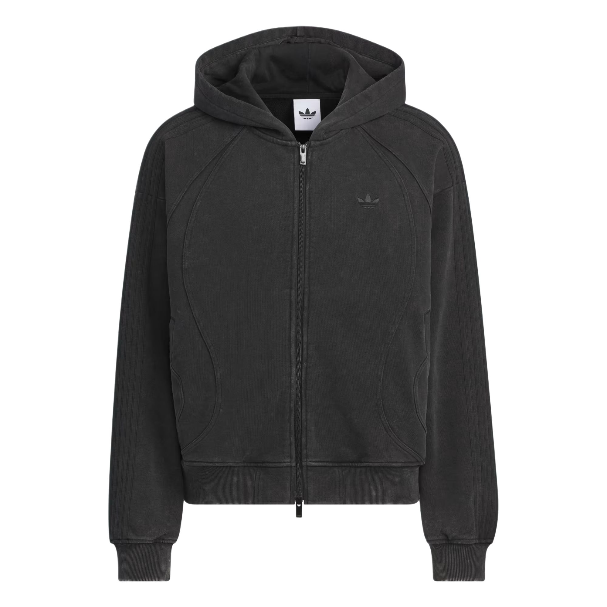 Adidas Originals TG Series Striped Zip Up FZ Hoodie Loose Long Sleeve Casual Outerwear Unisex KQ5524 M