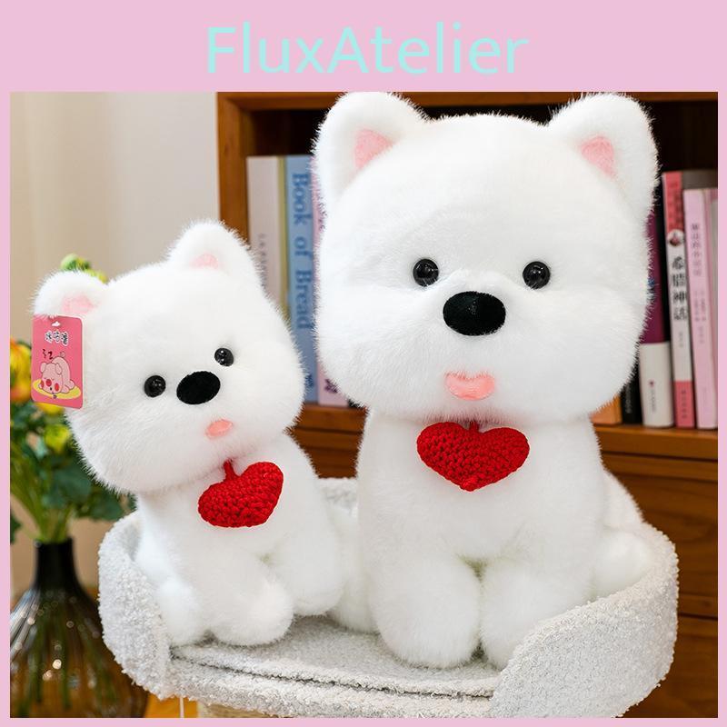 West White Highland Terrier Plush Toy Pp Cotton Filling Children Decor Playroom