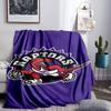 Raptors Basketball Logo Blanket Lightweight Flannel Bedding Blanket Perfect for Travel, Camping, Living Rooms, Offices, Sofas, Fan Christmas Gift