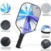 Pickleball Paddles Set of 2 for All Skill Levels, Fiberglass Surface with Polypropylene Honeycomb Core