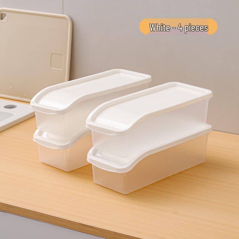 Wutuo Stackable Divided Kitchen Storage Containers