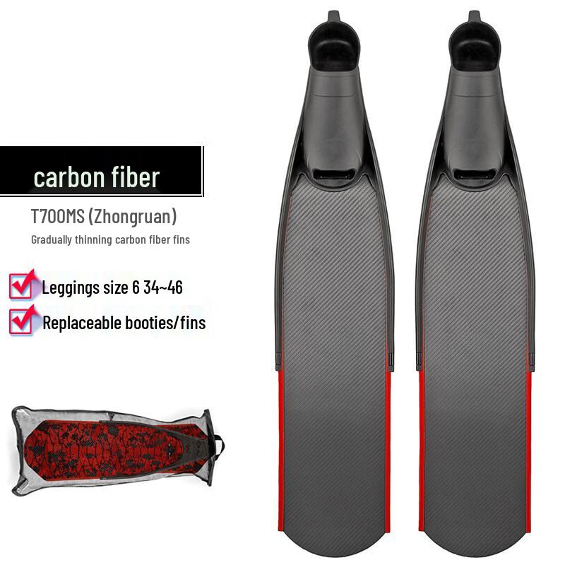 Nuoyu C4 Carbon Fiber Freediving Long Fins