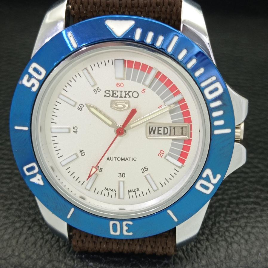 JAPAN REFURBISHED SEIKO 5 MENS 6309A AUTOMATIC WHITE DIAL WRIST WATCH A426539-2 RL-a426539