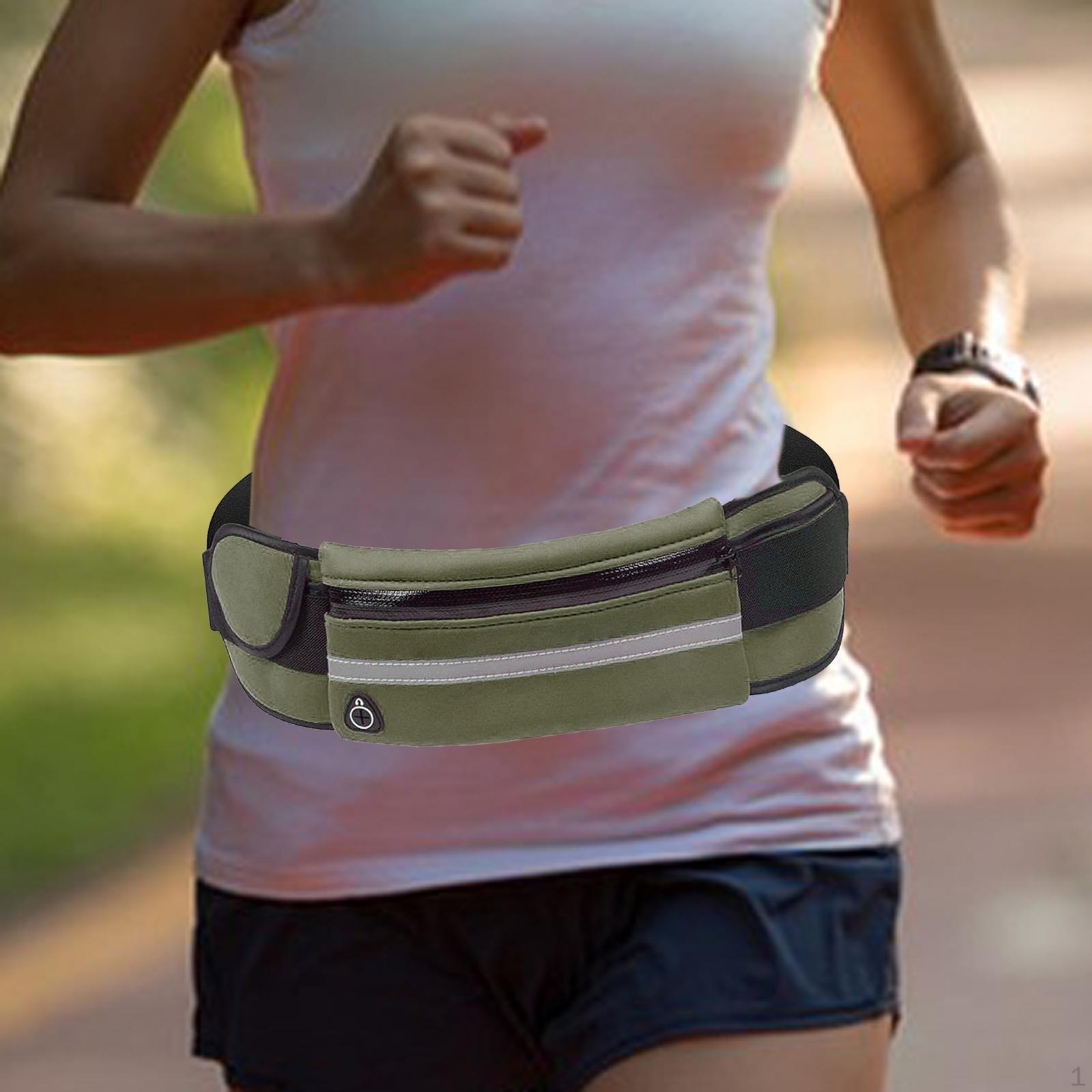 

Поясная сумка для бегунов, поясная сумка для бега, спортивные сумки для спортзала, держатель для ключей для телефона, поясная сумка с бутылкой воды темно-зеленого