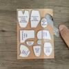 Memory Bears Sewing Template For Beginner Patchwork Ruler DIY Child Toys Acrylic Template Animal Stuffed