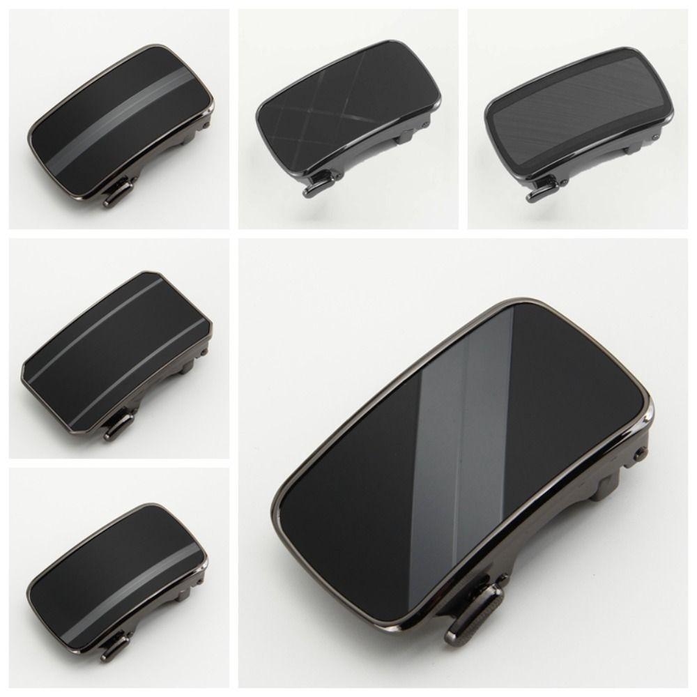 Zinc Zinc Alloy Wide Waistband Buckle Black Belt Automatic Buckles Classic Men Zinc Zinc Alloy Belt Buckle Party
