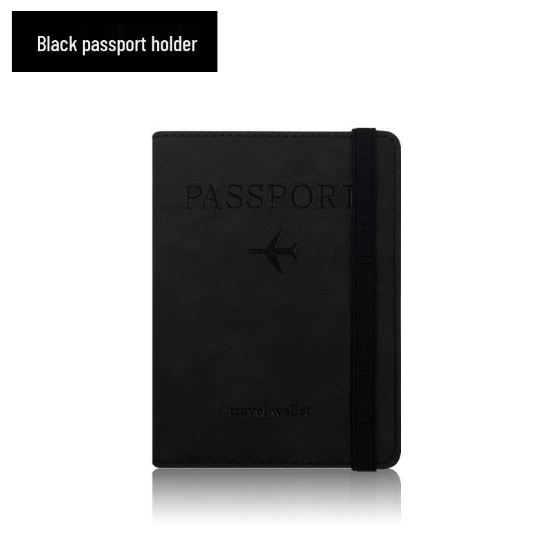 Multi-Color Luggage Tag & Anti-Magnetic Passport Holder Set