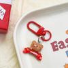 Cartoon Santa Claus Keychain Ornament - Cute Christmas Gift for Backpack or Home