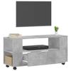 vidaXL TV-Schrank Betongrau 102x34,5x43 cm Holzwerkstoff