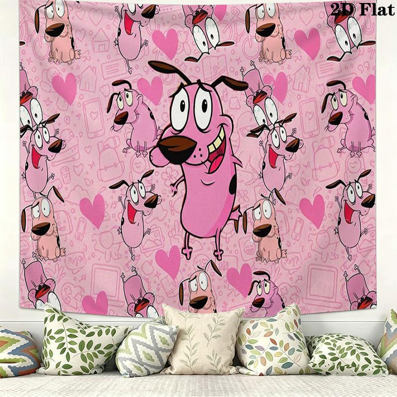 Courage Wall Tapestry Aesthetic Wall Hanging Printed Fabric Blanket Decorative Tapestries for Bedroom Living Room Home Decor