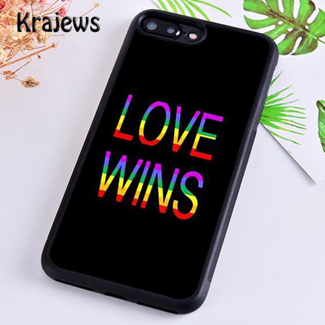 Krajews Gay Pride LGBT Flag Springs Phone Case Cover For iPhone 17 Air 16 15 14 plus 12 13 pro max coque Fundas