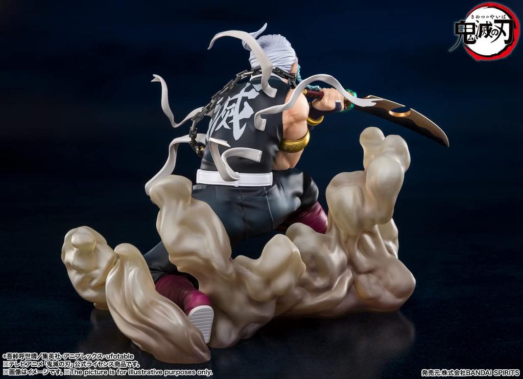 TAMASHII NATIONS Figuarts ZERO Demon Slayer: Kimetsu no Yaiba Tengen Uzui, approximately 140mm, PVC and ABS painted finished figure
