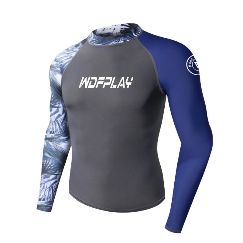 Mens UV Protection Rash Guard Set Quick Dry Swimwear Snorkeling Surfing Jellyfish Defense