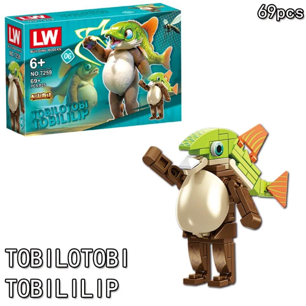 Italian Brainrot Animals Tung Tung Tung Sahur Building Blocks Tralalelo Tralala Shark BricksToy Gift for Children Kids Blind Box