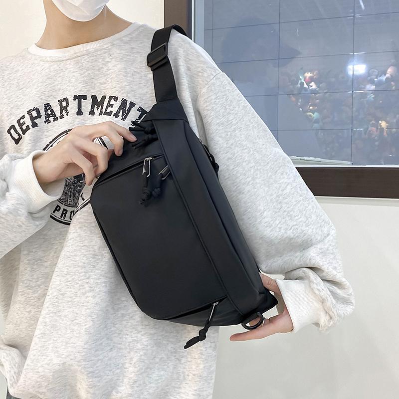 Herren Sport Brusttasche Große Kapazität Schulter Umhängetasche Hüfttasche Handytasche