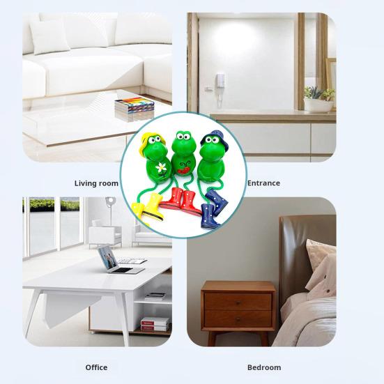 Frog Resin Ornament Long Legged Frog Tabletop Decoration Sitting Frog Figurine for Garden Indoor Desk Mantel Decor