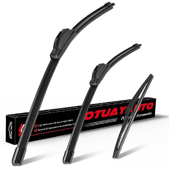 OTUAYAUTO 22"+22" Windshield Wiper Blades Replacement for Chevrolet Silverado 1500 2500 3500 1999-2006 2019-2024 Front Window Wiper Fit Factory