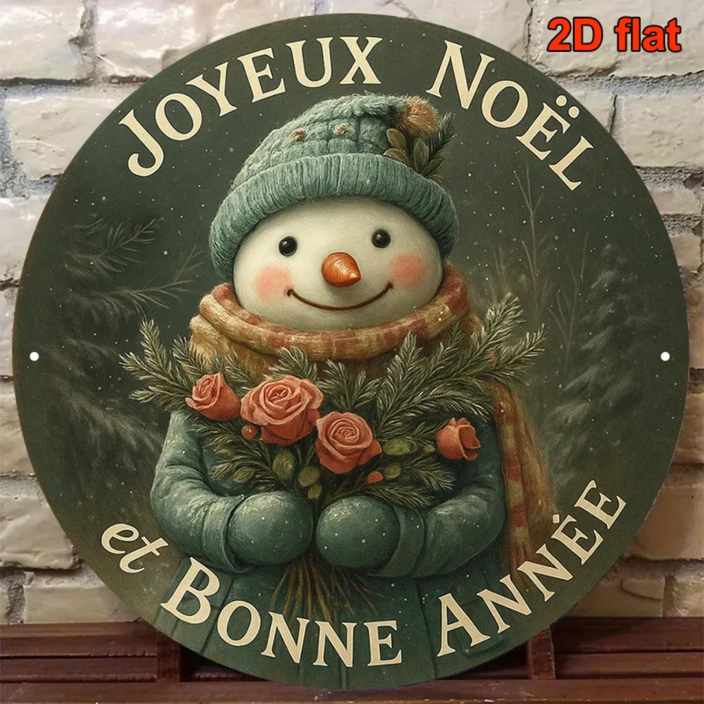 2D Flat Metal Wall Sign Decor