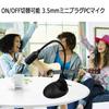 3.5mm Mini Condenser Gooseneck Microphone with Stand, 1.3m Cable, ONOFF Switchable, 360° Omnidirectional, for PC