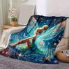 1pc Tinker Bell Printing Blanket - Soft, All-Season Throw for Office Blanket, Car, Travel
