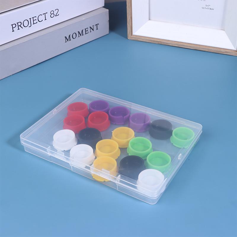 12/16/18 Pcs 3/5Ml Glass Vials Protective Vial Caps For Insulin Bottles Leak-Proof Dust-Resistant Lids Cover For Flip Off Caps