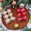 (6Pcs/pack)5cm Firework Electroplated Balls Christmas Tree Hanging Decoration Home Holiday Party New Year Gift Toy Xmas Ornament