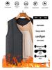Winter Men's Thickened Cotton Vest: Mid-Aged & Elderly Wear
