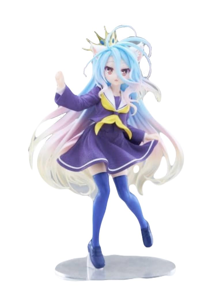 

No Game No Life Coreful Figure Shiro Cat Ear Uniform Ver. Colorful