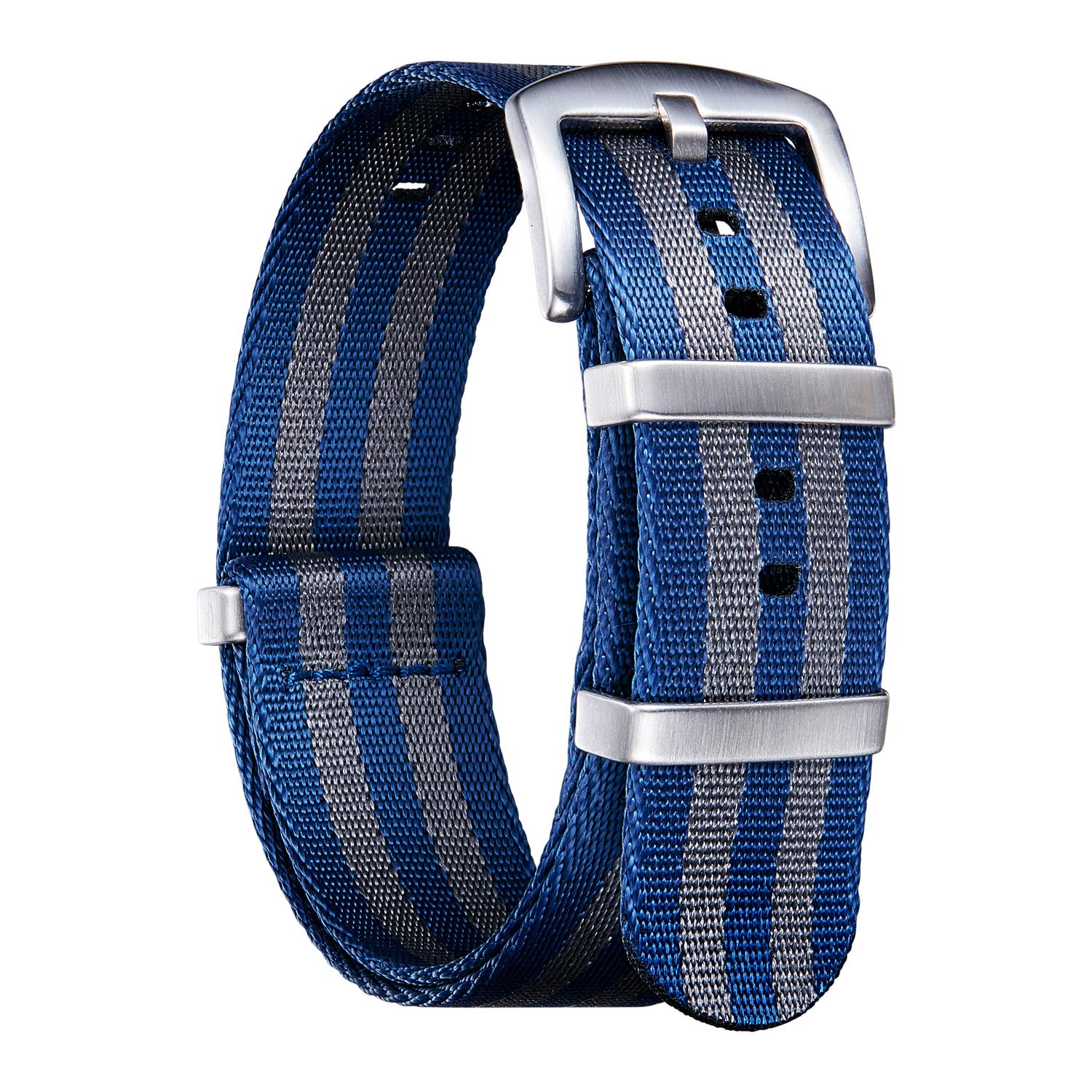 

BINLUN Watch Strap, Thick, G10, Premium, Ballistic Nylon, Multi Color, Replacement Watch Band, Stainless
