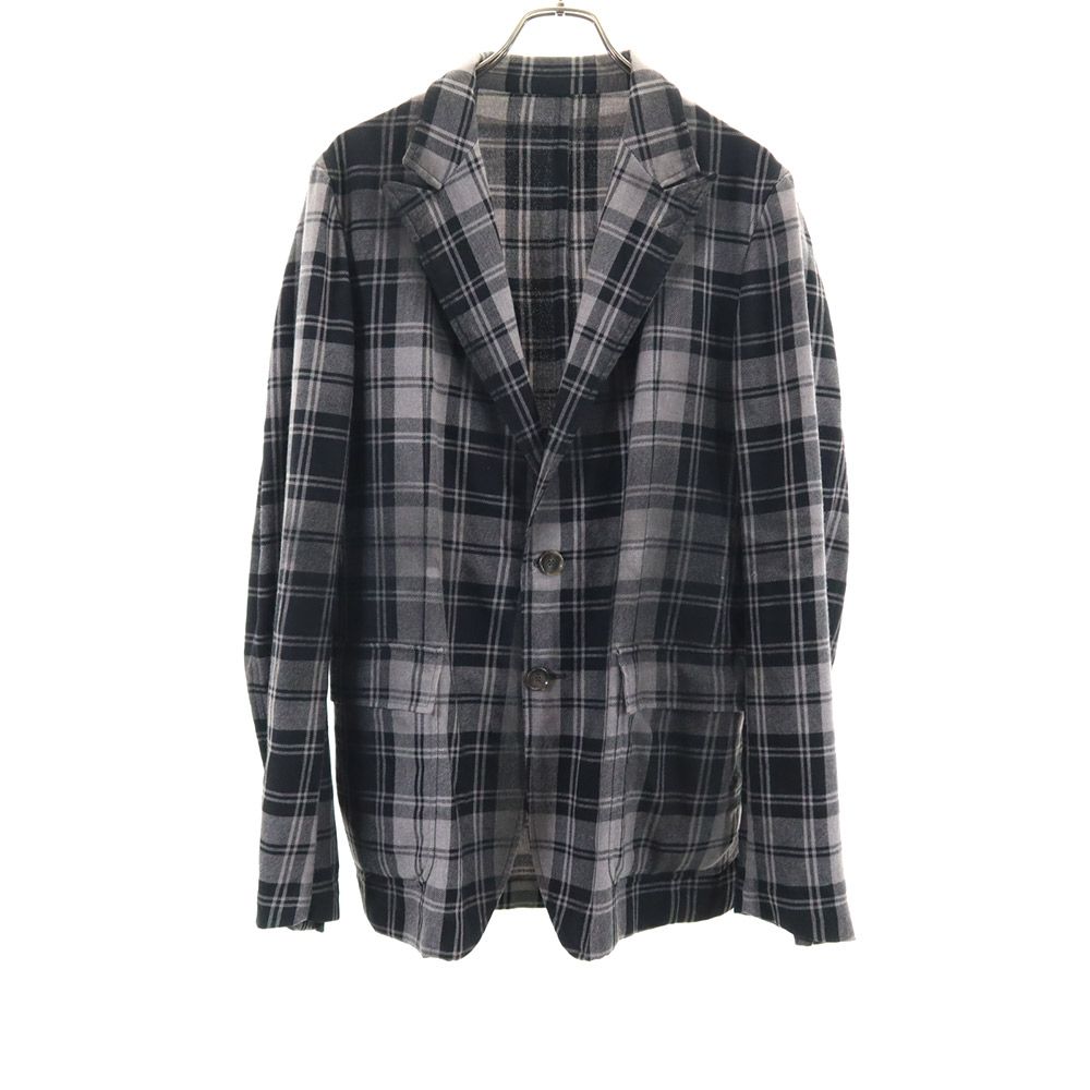 BOTTEGAVENETA made in Italy Check Pattern wool tailored jacket 50 Men's Used