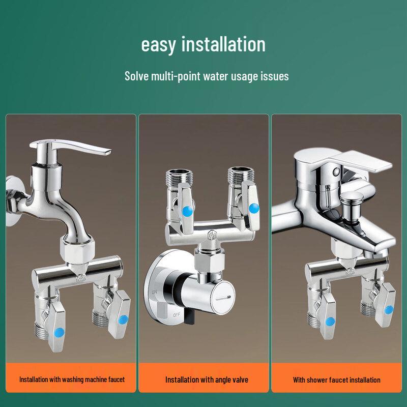 JPHZNB 4-Way Faucet Splitter Valve