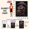 1pc Nap Blanket Camping Trip Pattern Printed Flannel Blanket Office Bed Soft and Warm Blanket Suitable for All Seasons Sofa Mult